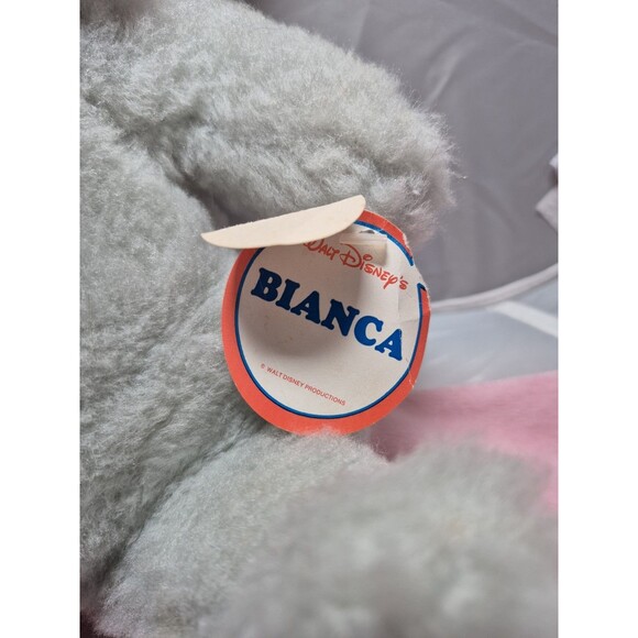 Vtg MISS BIANCA 1977 The Rescuers Plush 17" w/ Disney Tag - Picture 2 of 8